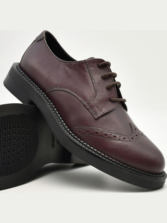 Serilda Damen Lederstiefeletten in Bordeaux