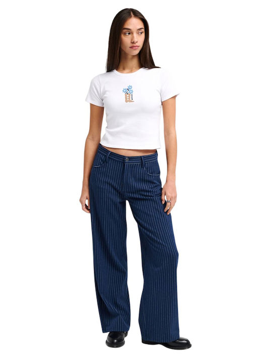 Damenhose White/Blue