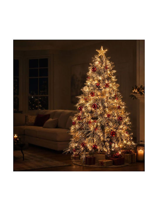 Beschneiter Weihnachtsbaum 180 cm