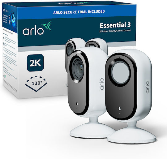 VMC3270-100EUS IP Κάμερα Παρακολούθησης Wi-Fi Full HD+ 4MP με Αμφίδρομη Επικοινωνία