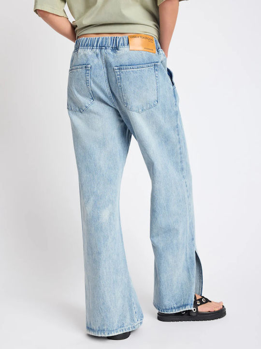 Pantaloni Jeans pentru Femei cu Croială Wide