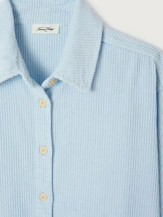 Long Sleeve Women's Corduroy Shirt Ciel