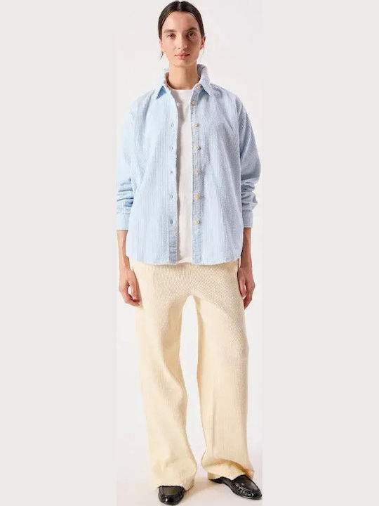 Long Sleeve Women's Corduroy Shirt Ciel
