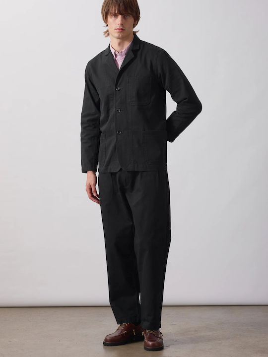 Мъжки панталон Relaxed Fit Черен