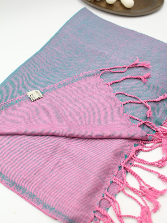 Women's Silk Scarf Pink