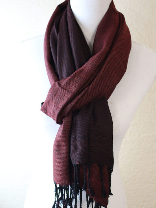Women's Black Silk Scarf