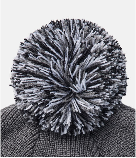 Beanie Men's Knitted Beanie in Black
