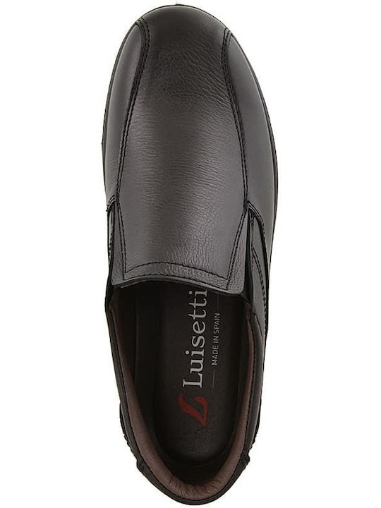 Braune Herren Freizeitschuhe aus Leder 37700ST-Braun