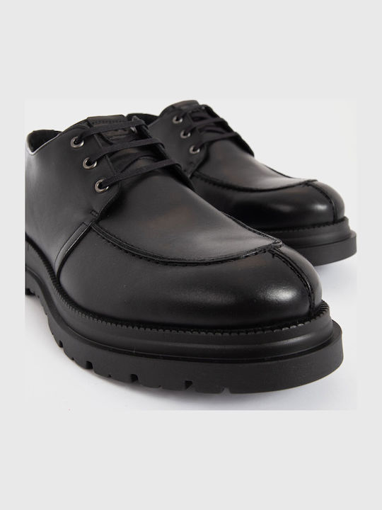 Leather Men's Loafers in Black