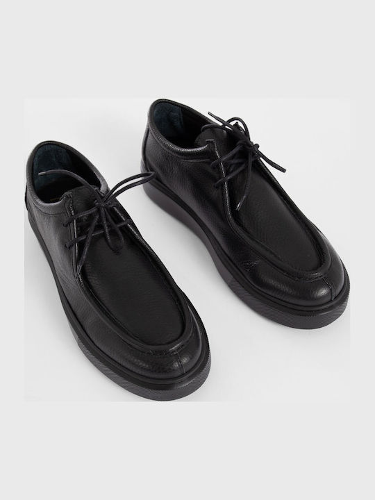 Mocasini Bărbătești din Piele de Culoare Neagră