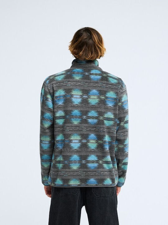 Cove Men's Multicolour Fleece Jacket