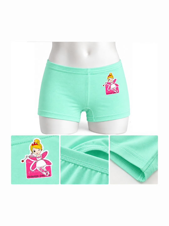 Roza Underwear Kids' Boxer Briefs Mint