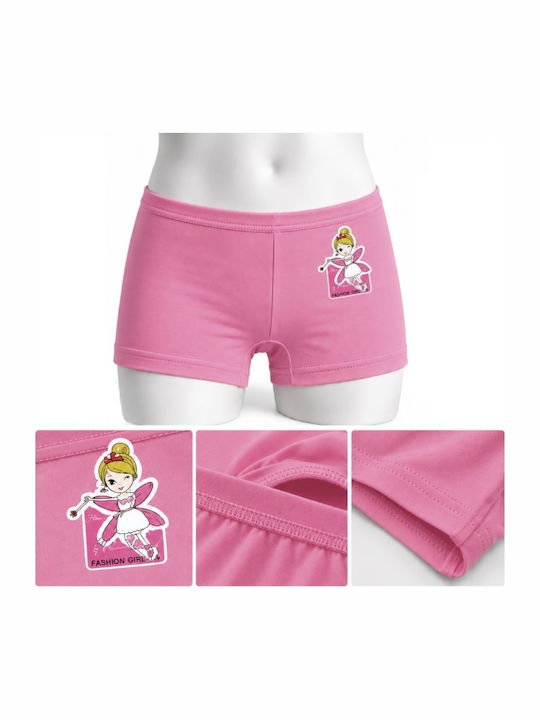 Roza Underwear Kids' Boxer Shorts Dark Pink