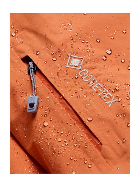 Burton Ak Cyclic 307631-E7B Men's Gore-Tex Ski & Snowboard Jacket Orange