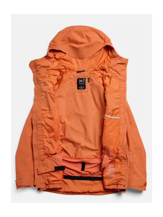 Burton Ak Cyclic 307631-E7B Men's Gore-Tex Ski & Snowboard Jacket Orange