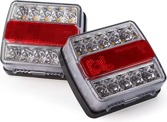 Juyee Комплект LED Светлини за ремарке с винтове 12V 2 бр