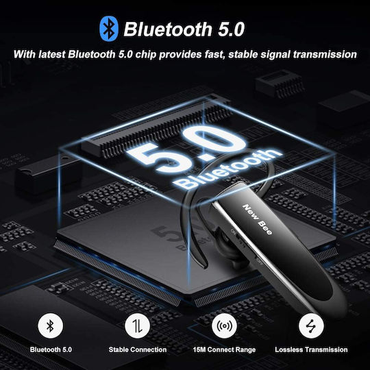 NewBee Căști Bluetooth Handsfree In-ear Negru