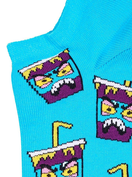 Happy Socks Cup Γυναικείες Κάλτσες Γαλάζιες Happy Socks Cup Γυναικείες Κάλτσες Γαλάζιες