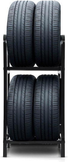 Humberg 4-Position Floor-Mounted Car Tire Stand
