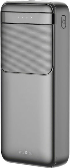 Maxlife MXPB-09 Външна батерия 20000mAh 65W Захранване с висока мощност / Бързо зареждане Черна