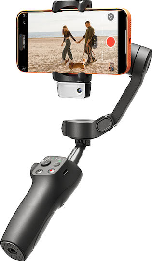 iSEN Gimbal pentru telefon mobil cu autonomie de 13 ore, negru