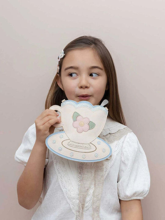 Mimi & Lula Детска чанта през рамо, бежова, 17×17 см