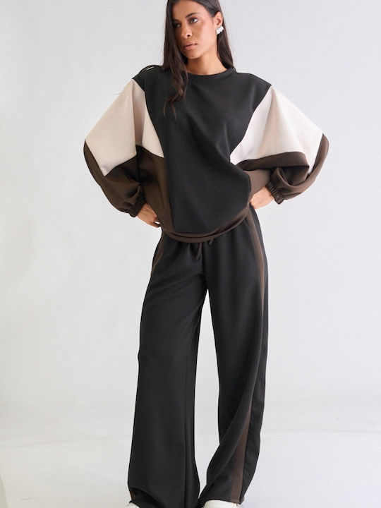 Black Tracksuit Set