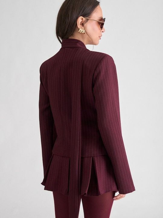 Decoro Sacou Dama Burgundy