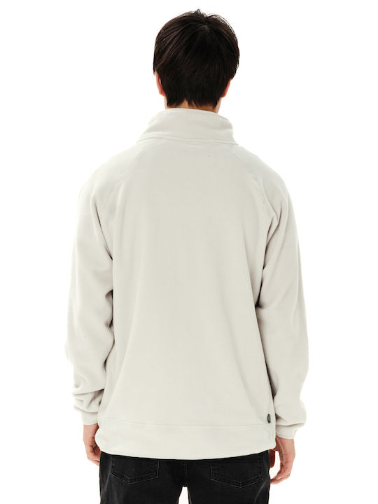 Herren-Fleecejacke Weiß