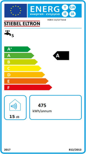 Stiebel Eltron HDB-E 11/13 Trend Încălzitor Instantaneu de Apă pentru Baie, Montat pe Perete, Inverter, Trifazat, 13.5 kW