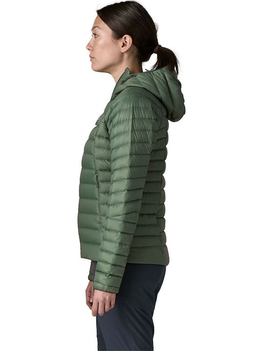 Down Damen-Pufferjacke für den Winter Smolder Blue