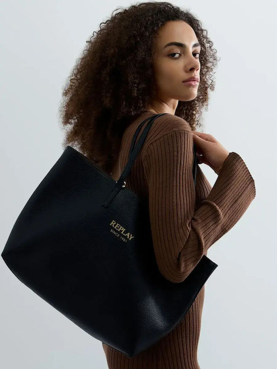 Γυναικεία Shopper Τσάντα Μαύρη