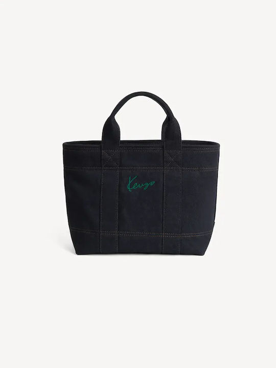 Geantă Tote de Damă din Material Textil Albastru Marin