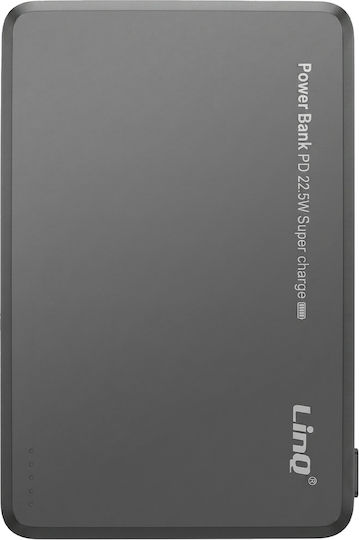 LinQ MagSafe Power Bank 10000mAh 22.5W με Θύρα USB-C Power Delivery Gray