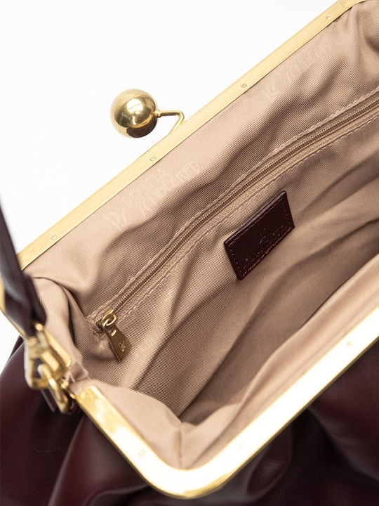 Women's Burgundy Clutch