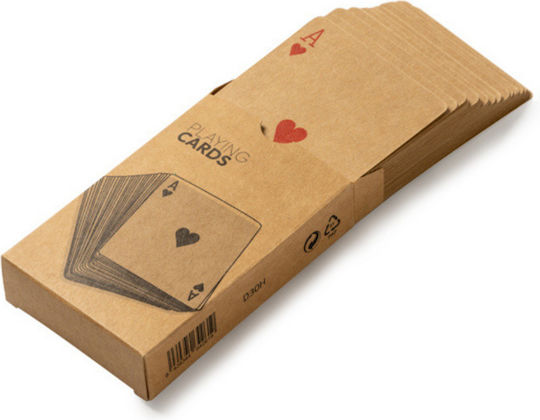 Playing Cards 1 Piece Paper Brown