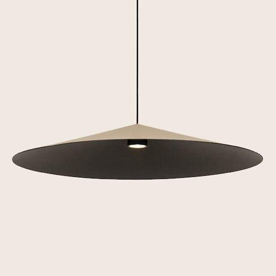 Zambelis Lights Висящо Осветително Тяло Розово LED с Топла Бяла Светлина 55x55 см