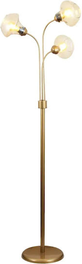 SteweHome Lampadar de Podea H173 cm Negru