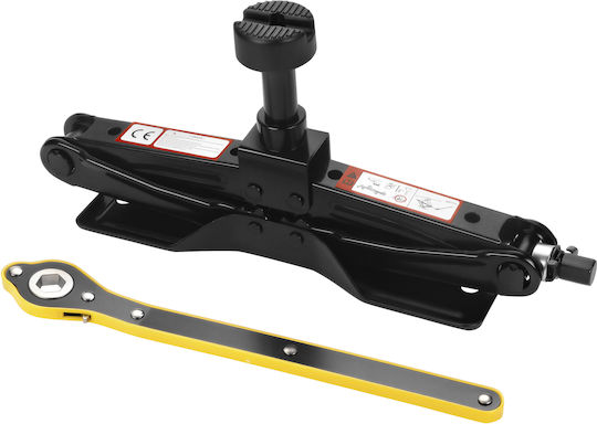 Kraft & Dele Cric Mecanic Tip Foarfecă cu Înălțime de Ridicare de până la 44.5 cm și Capacitate de Ridicare de până la 2 Tone