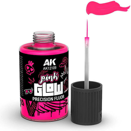 AK Interactive Χρώμα Μοντελισμού Fluor Pink Glow 30ml