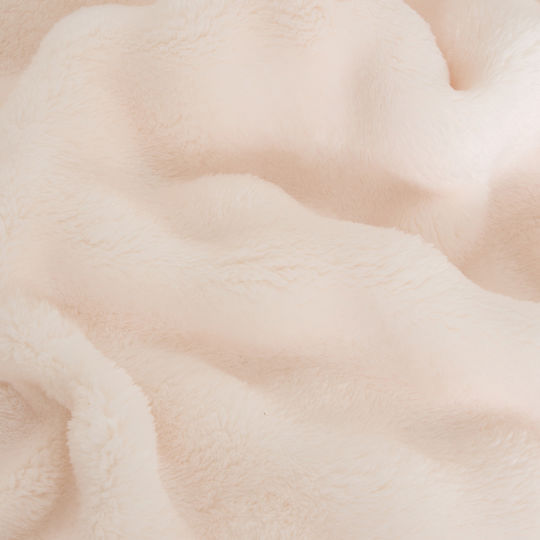 A-s Zephy Furry Sofa Blanket 125x150 cm Ivory