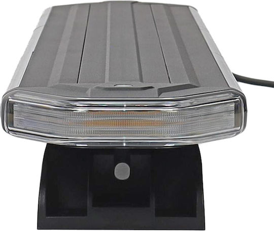 Einparts LED-Warnlichtbalken für Autos 12/24 V mit orangefarbener Beleuchtung