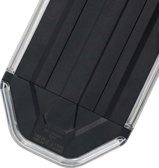 Einparts LED-Warnlichtbalken für Autos 12/24 V mit orangefarbener Beleuchtung