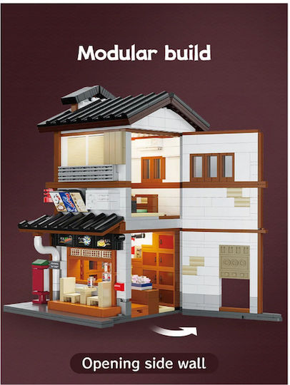 CaDA Bricks Cuburi de Construit Japanese Tapas Bar pentru 14+ Ani 1195 Piese