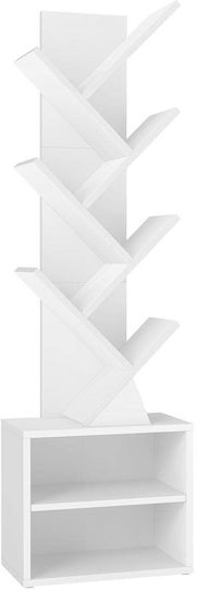 Βιβλιοθήκη Λευκή 20.3x38x123.2εκ.