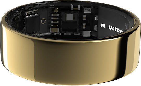 Ultrahuman Air Smart Ring 20.6mm Waterproof with Heart Rate Monitor Gold