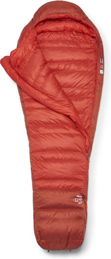 Rab Sleeping Bag Μονό 3 Εποχών Alpine Down Tuscan Red