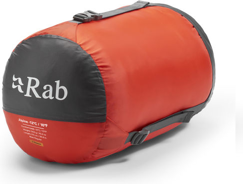 Rab Sleeping Bag Μονό 3 Εποχών Alpine Down Tuscan Red