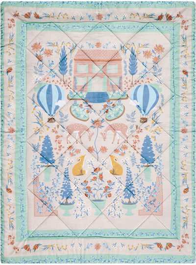 Kentia Παιδικό Κουβερτοπάπλωμα Μονό Valentina 160x220εκ. Kentia Παιδικό Κουβερτοπάπλωμα Μονό Valentina 160x220εκ.