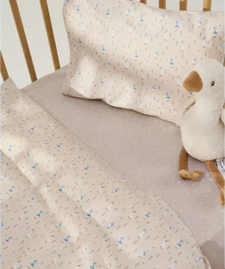 Kentia Bettdecken-Set für Babybett Beige 100x140cm